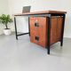 Vintage wooden desk Pastoe EU01 Cees Braakman
