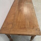 Table de ferme en merisier massif XIX siècle
