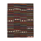 7x9 Multicolor Striped Pattern Kilim Rug, 215x280Cm