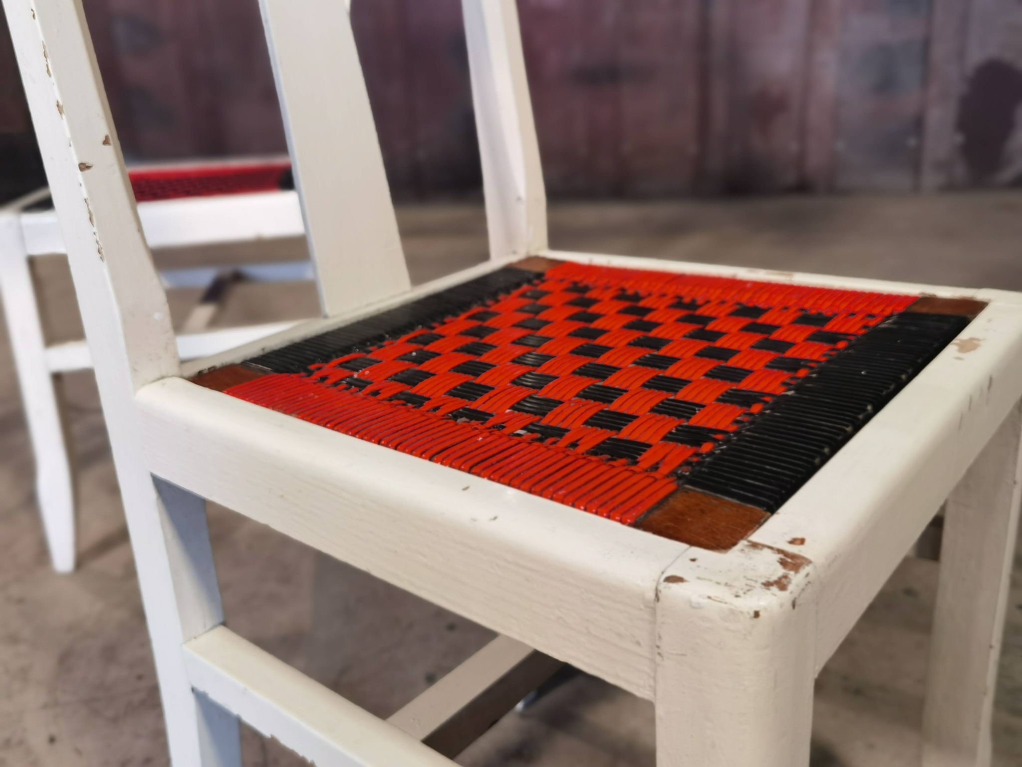 Pair of chairs Cruege reconstruction 1950