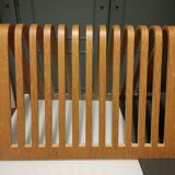 Habitat 1980s 90s bent plywood magazine rack