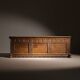 Handcrafted Solid Oak Chest with Rustic Carvings | Germany