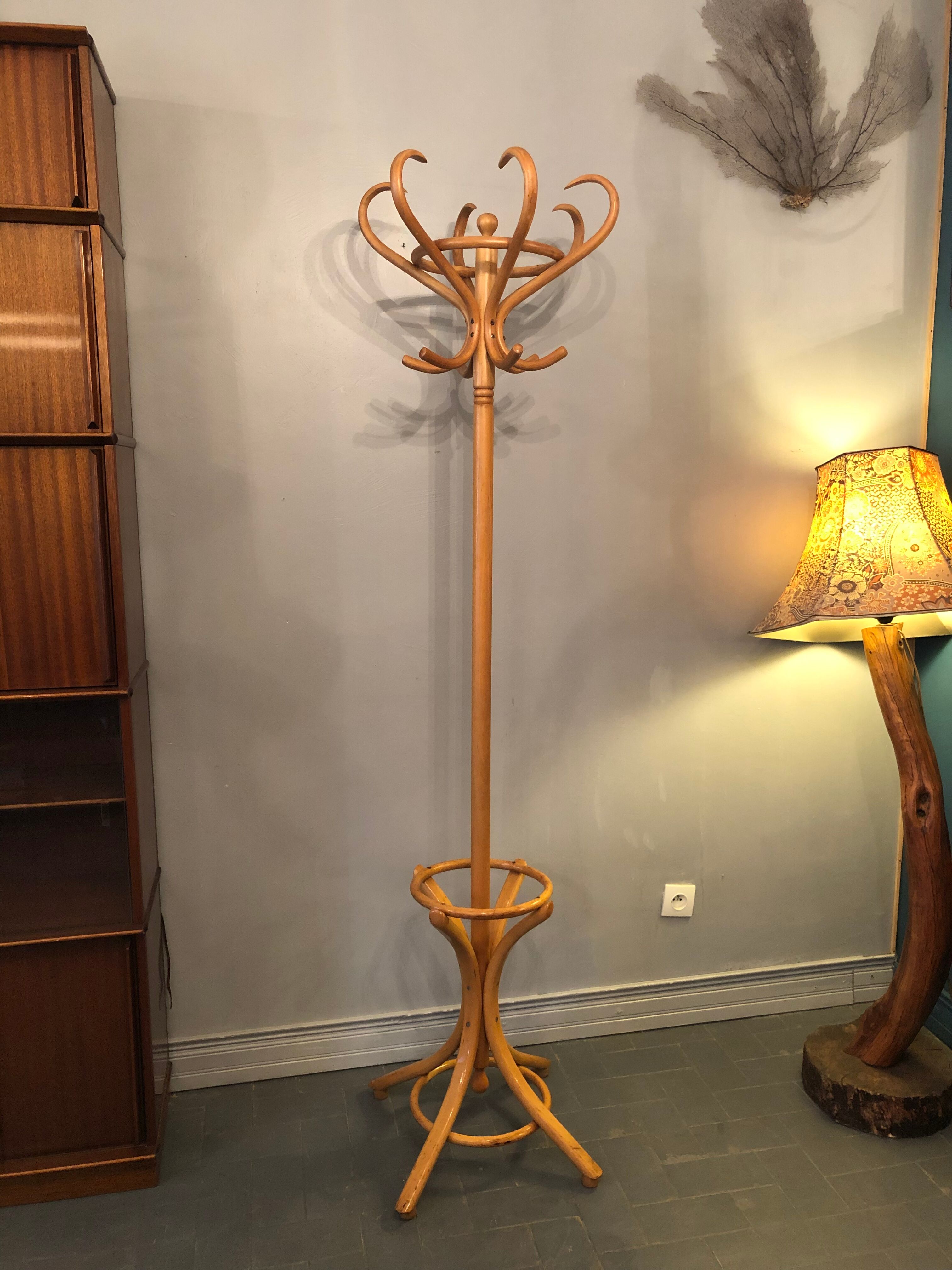 Vintage parrot coat rack