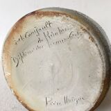Grand pichet en grès émaillé  J.C Courjault Kéraluc signé 31 cm  , années 70