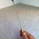Long coffee or cocktail spoons in gold plating