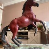 Porcelain horse statue (the red pony)