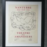 Affiche originale Pablo Picasso lithographiée, Mourlot 1965