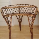 rattan console or dressing table