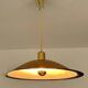 Large Scandinavian Pendant Light in Brass