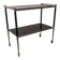 Table desserte moderniste à roulettes, Italie vers 1950