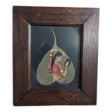 Painting on leaf