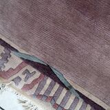 Tapis vintage tibétain Khaden fait main en laine – 122 x 180 cm – 1960s