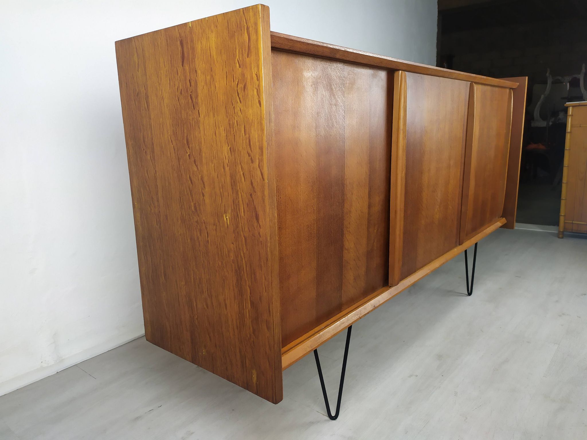 Enfilade vintage portes coulissantes