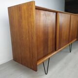 Enfilade vintage portes coulissantes