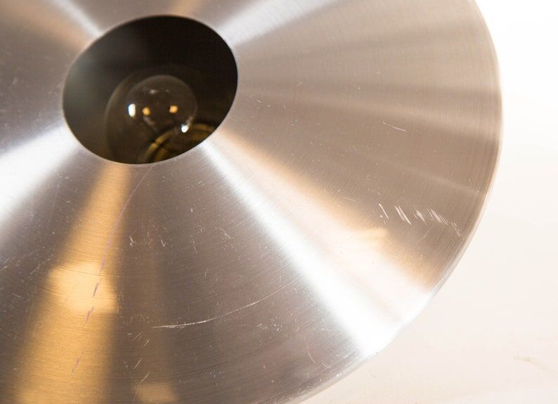 Classic UFO ceiling lamp in vintage brushed aluminum Hala Zeist