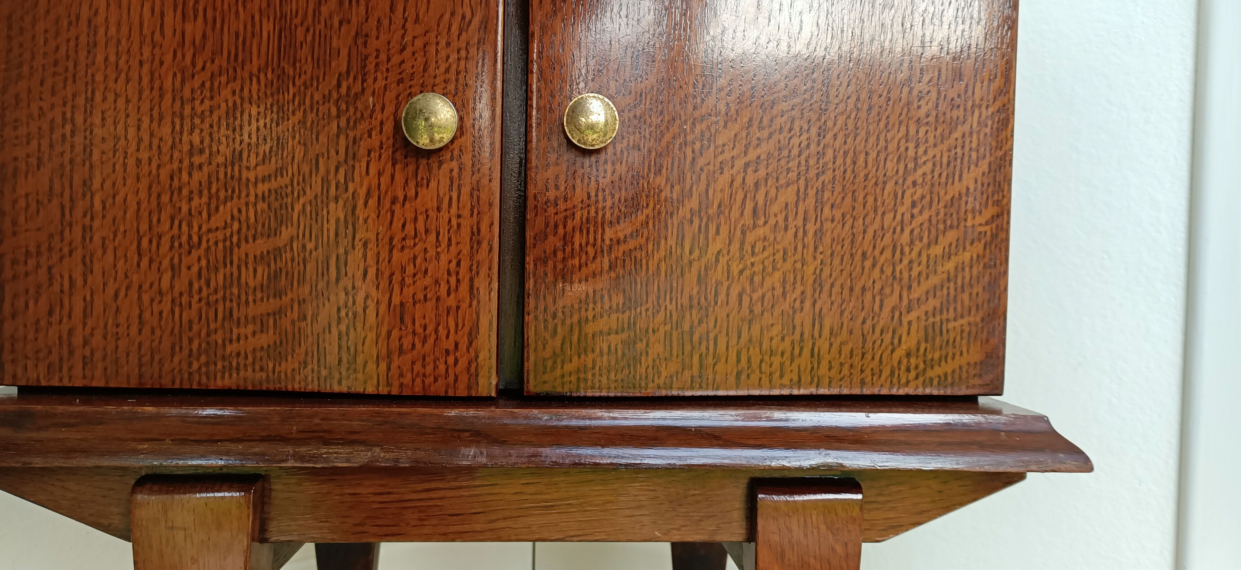 Table de chevet 2 portes vintage