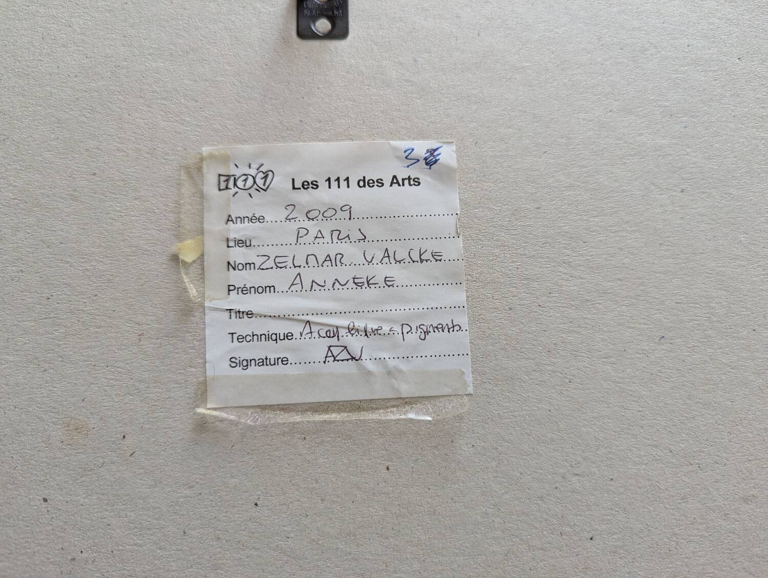 Abstract landscape painting by Anneke Zelmar Valcke