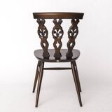 Vintage Ercol Chair Model 375 – England 1960s – Elm Wood – Original Label