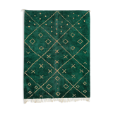 Modern Moroccan carpet green