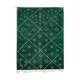 Tapis marocain moderne vert