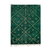 Modern Moroccan carpet green