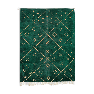 Modern Moroccan carpet green