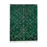 Modern Moroccan carpet green