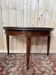 Console, table demi-lune style Louis XVI en acajou massif
