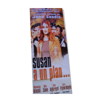 Affiche du film Susan a un plan avec Nastassja Kinski , Billy Zane , Lara Flynn Boyle .