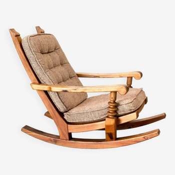 Vintage brutalist rocking chair