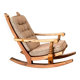 Vintage brutalist rocking chair