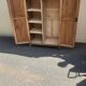 Armoire parisienne 2 portes décapee 1950