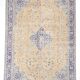 10x13 Blue & Light Orange Classic Antique Vintage Rug, 291x406Cm
