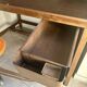 Postal sorting furniture with stool