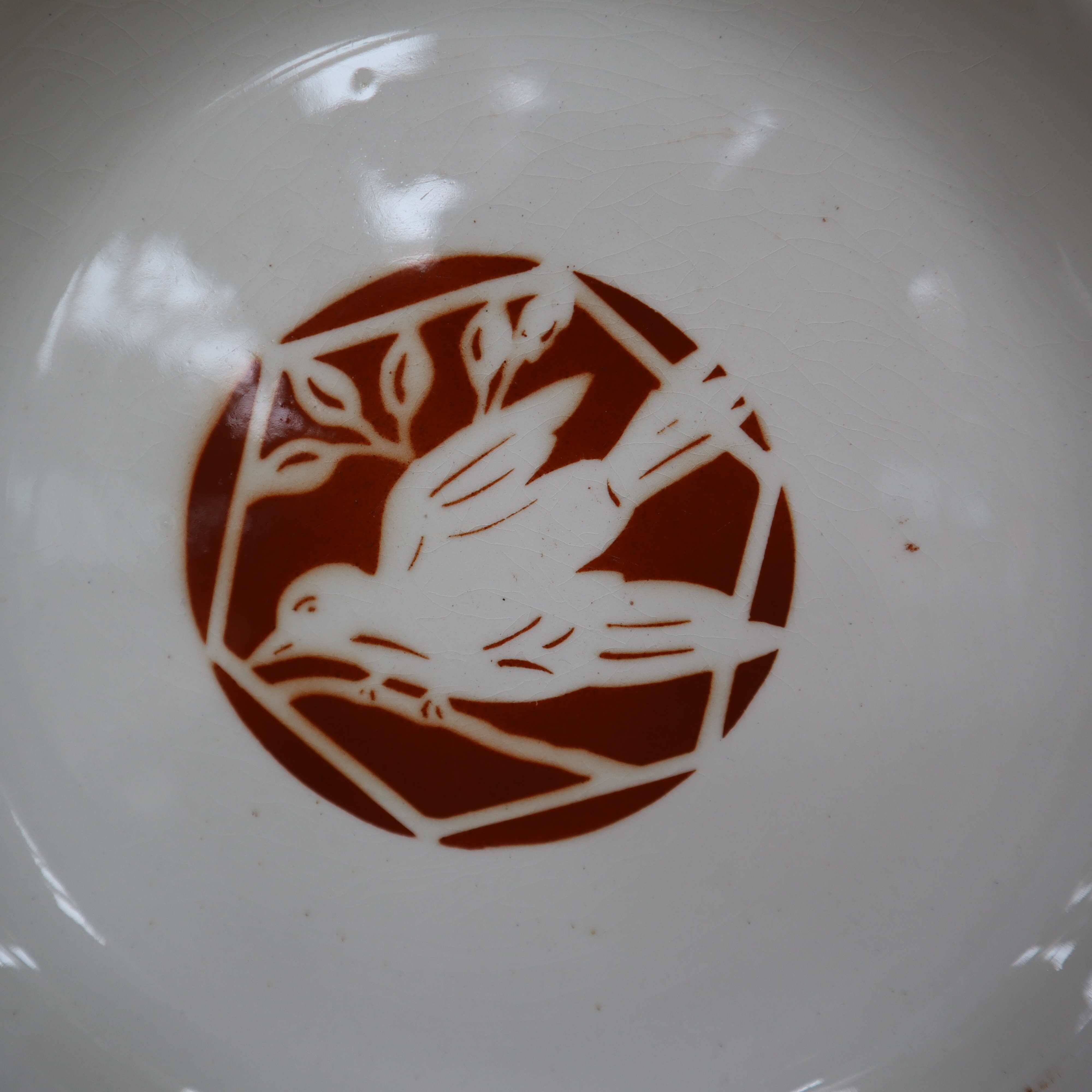 8 deep iron earth plates Salins "Colibri" France