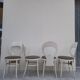 Serie de 4 chaises Baumann modèle Mouette vintage 1950s