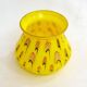 Yellow opaline Art Deco vase
