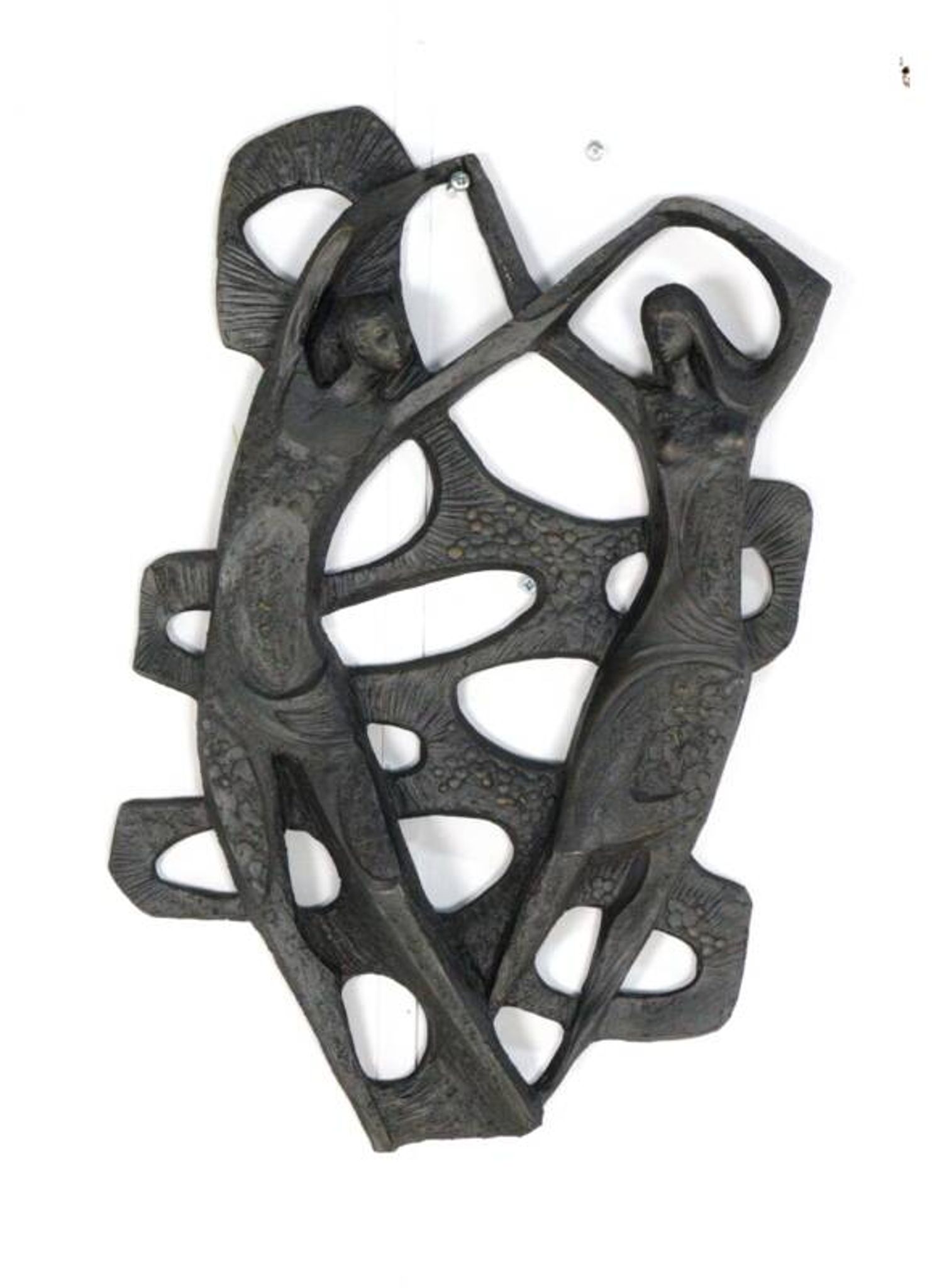 Brutalist Ars Munda resin wall decoration dancing couple