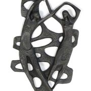 Brutalist Ars Munda resin wall decoration dancing couple