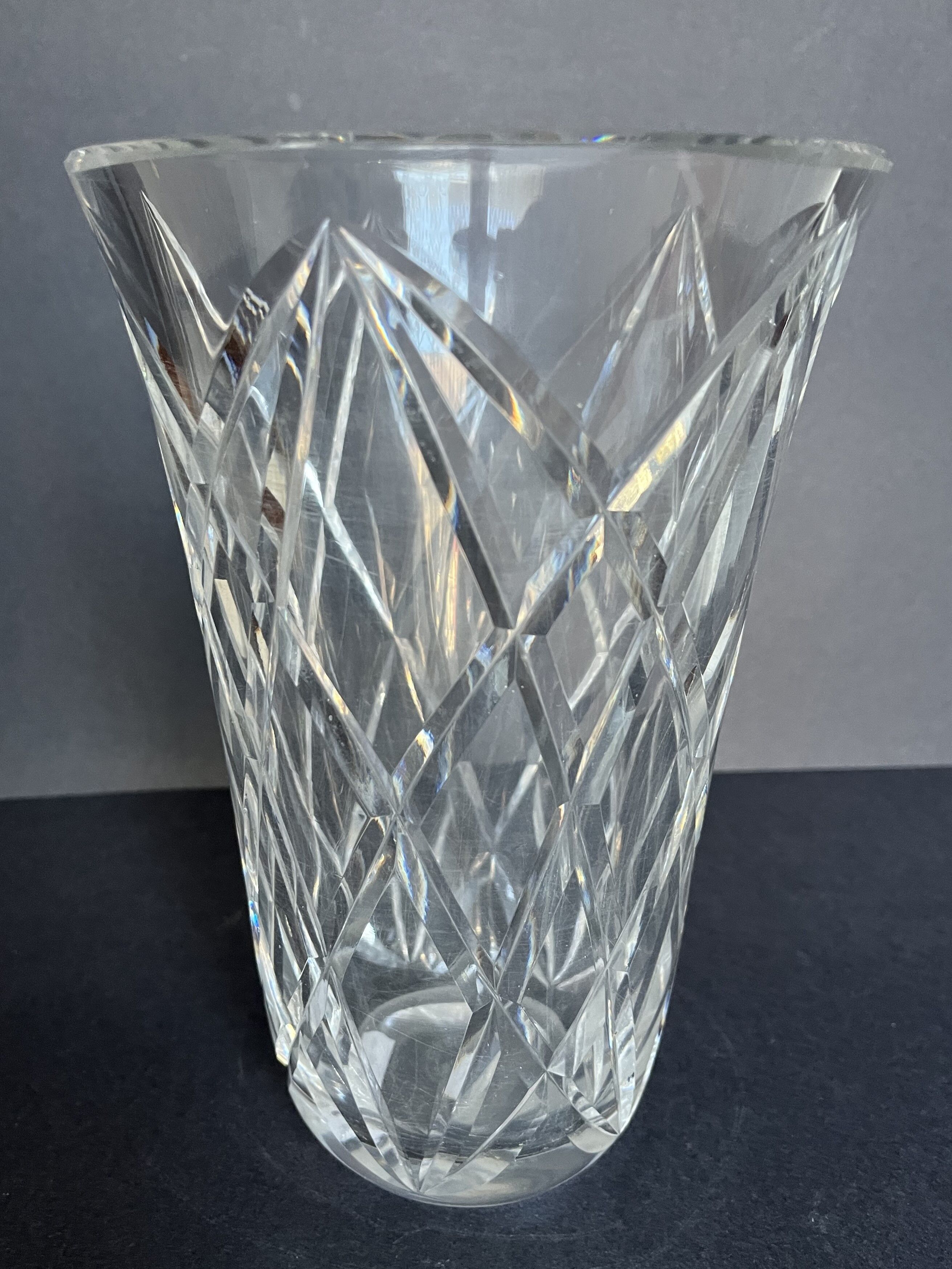 Crystal vase from Saint Louis