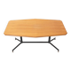 Table with a wooden top and metal frame, 1950s.