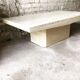 Italian travertine coffee table