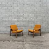 Saffron armchair pair