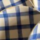 Set de 7 assiettes 1960 en faience vichy