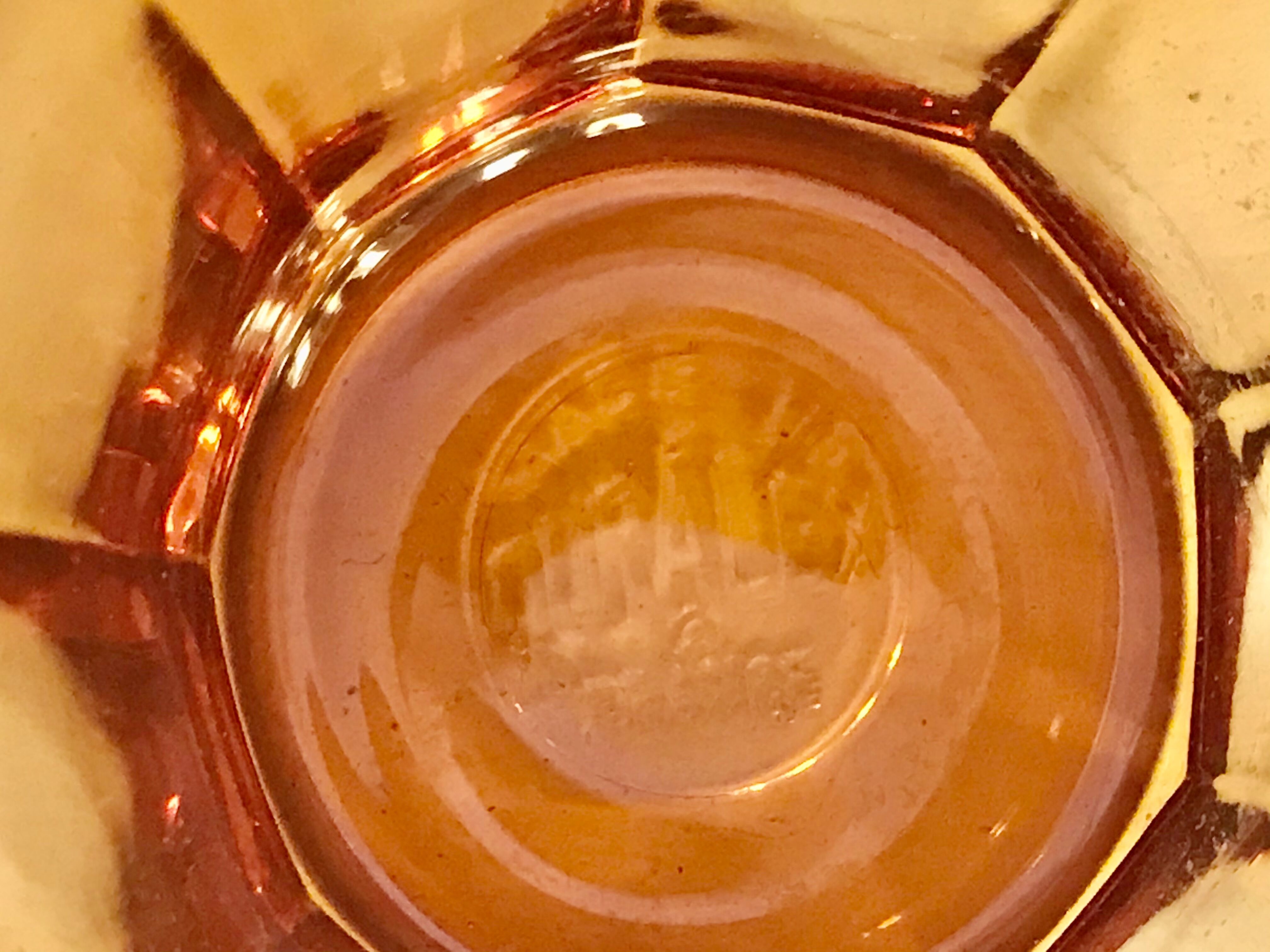 10 vintage Duralex water glasses