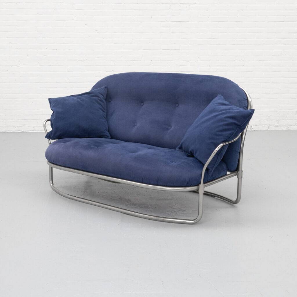 Two-seater sofa by Carlo Di Carli for Cinova Italy 1960s