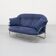 Two-seater sofa by Carlo Di Carli for Cinova Italy 1960s