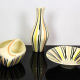 Ceramic Set Model Pyjamas by J. Formankova for Dittmar Urbach, Former Czechoslovakia, 1959, Set of 3