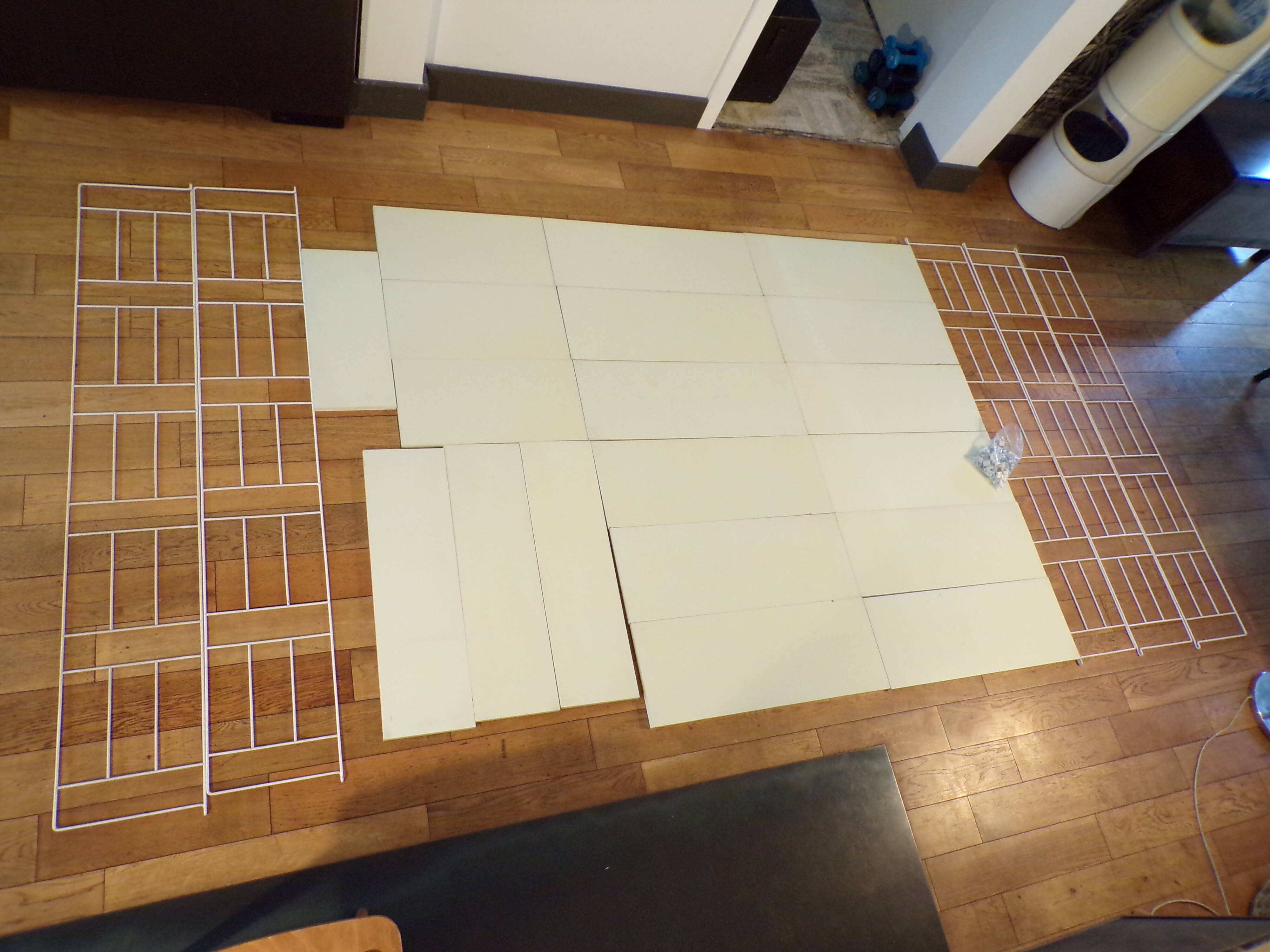 Modular wall library 1970