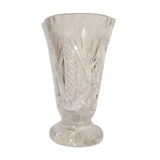 Cut crystal vase